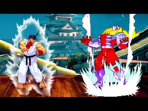 SHIN RYU vs OMEGA RED (Marvel) - Must See Amazing ULTIMATE Fights!