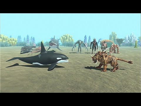 ⚡AQUATICS VS INFERNALS - Animal Revolt Battle Simulator