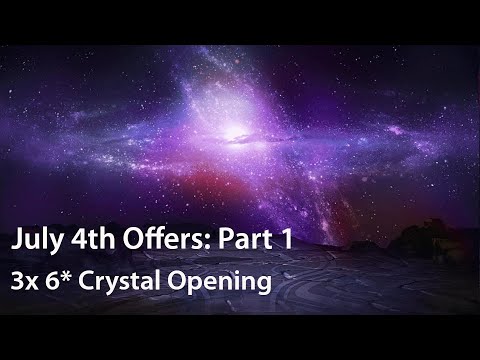July 4th Opening Part 1 - 3x 6* Crystals! - Marvel Contest of Champions