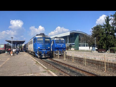 Trenurile R4047 & R4315 sosesc in statia Baia Mare