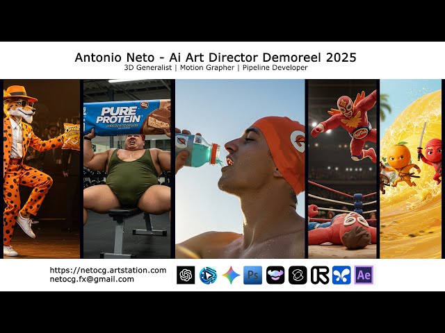 Ai Art Director Showreel 2025(Personal Projects Commercials)