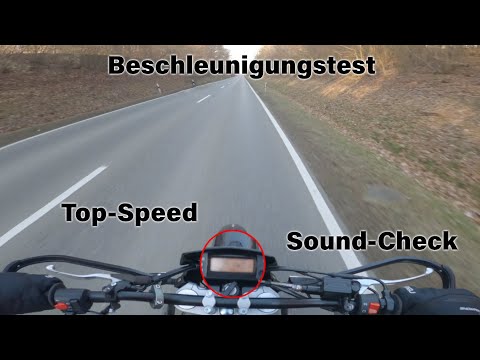 Aprilia SX 125 (2021) | Topspeed & Sound und Beschleunigungstest [0-50;0-70;0-100km/h] | Riggo