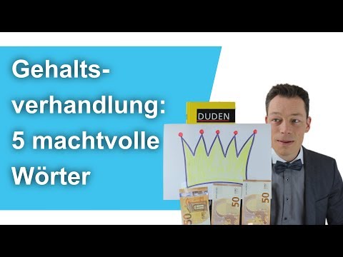 Salary negotiations: 5 powerful words that bring money // M. Wehrle