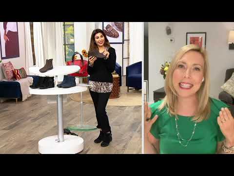 Clarks Collection Suede Ankle Boots - Cora Marigold on QVC
