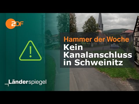 Kein Kanalanschluss in Schweinitz – Hammer der Woche vom 04.10.2025 | ZDF