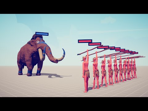 10x SPEAR THROWERS vs EVERY UNIT - Totally Accurate Battle Simulator TABS