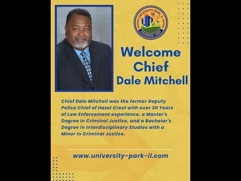 Welcome Police Chief Dale Mitchell