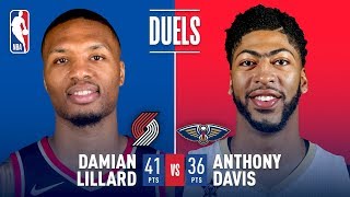 Damian Lillard - Portland Trail Blazers - Anthony Davis - New Orleans Pelicans