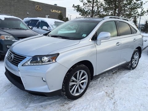 New Silver on Light Grey 2015 Lexus RX 350 AWD - Technology Package Review Edmonton, Alberta