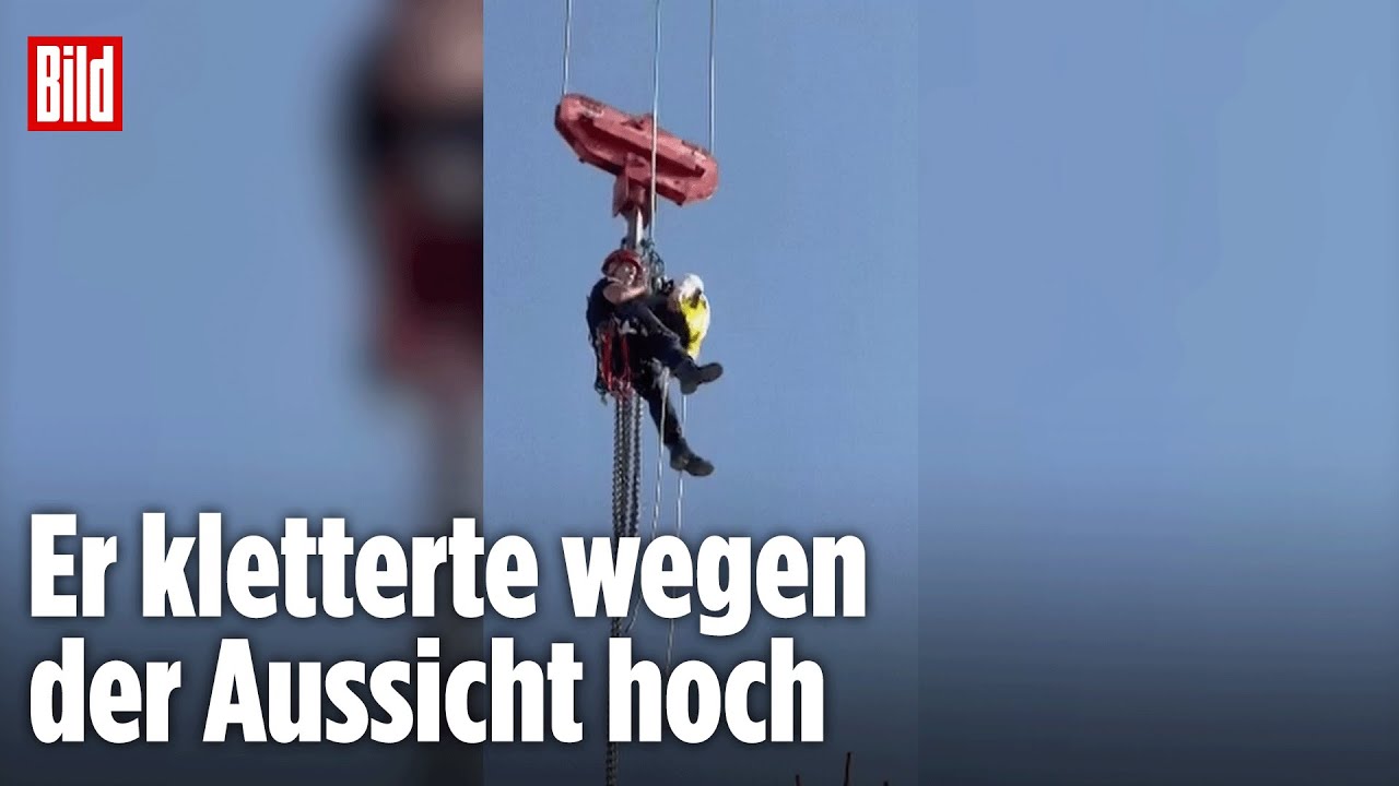 Jerusalem, Israel: Teenager sitzt 7 Stunden auf Kran-Haken fest