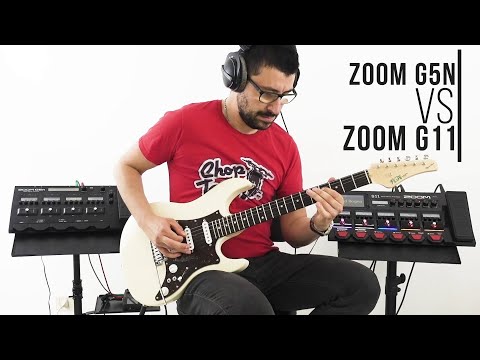 Zoom G11 vs Zoom G5n | Pedalboards Comparison #1