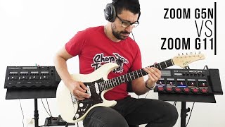 Video thumbnail for Zoom G11 vs Zoom G5n | Pedalboards Comparison #1 by ChoptonesOfficial
