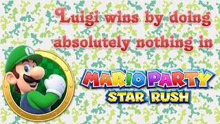 Mario Party: Star Rush - Luigi wins by doing absolutely nothing