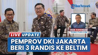 Bupati Belitung Timur Temui Gubernur DKI Jakarta, Terima Hibah Mobil Dinas Damkar dan 2 Bus Sekolah