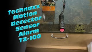 Product Review - Technaxx Motion Detector Sensor Alarm TX-100