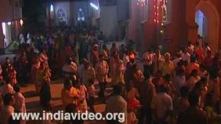 Christmas night at a Kerala Church