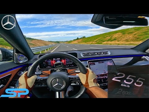 2022 MERCEDES BENZ S 400 d - AUTOBAHN POV Probefahrt I 4K