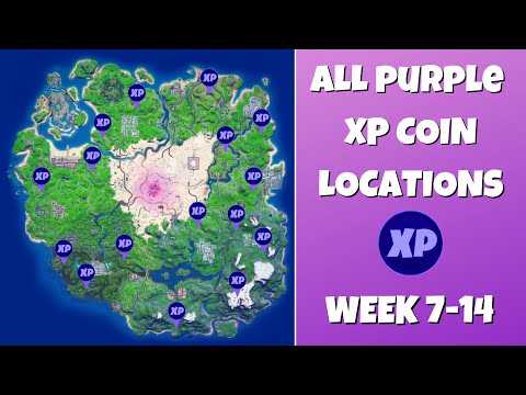 All Purple XP Coins Locations in Fortnite Season 5 Chapter 2! (Week 7-14)