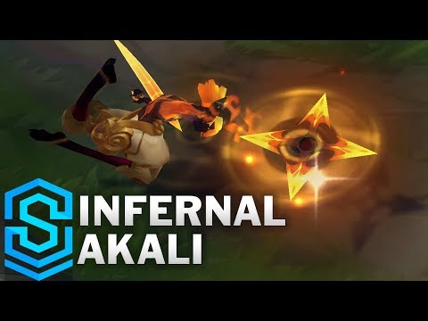 Infernal Akali (2018) Skin Spotlight - League of Legends