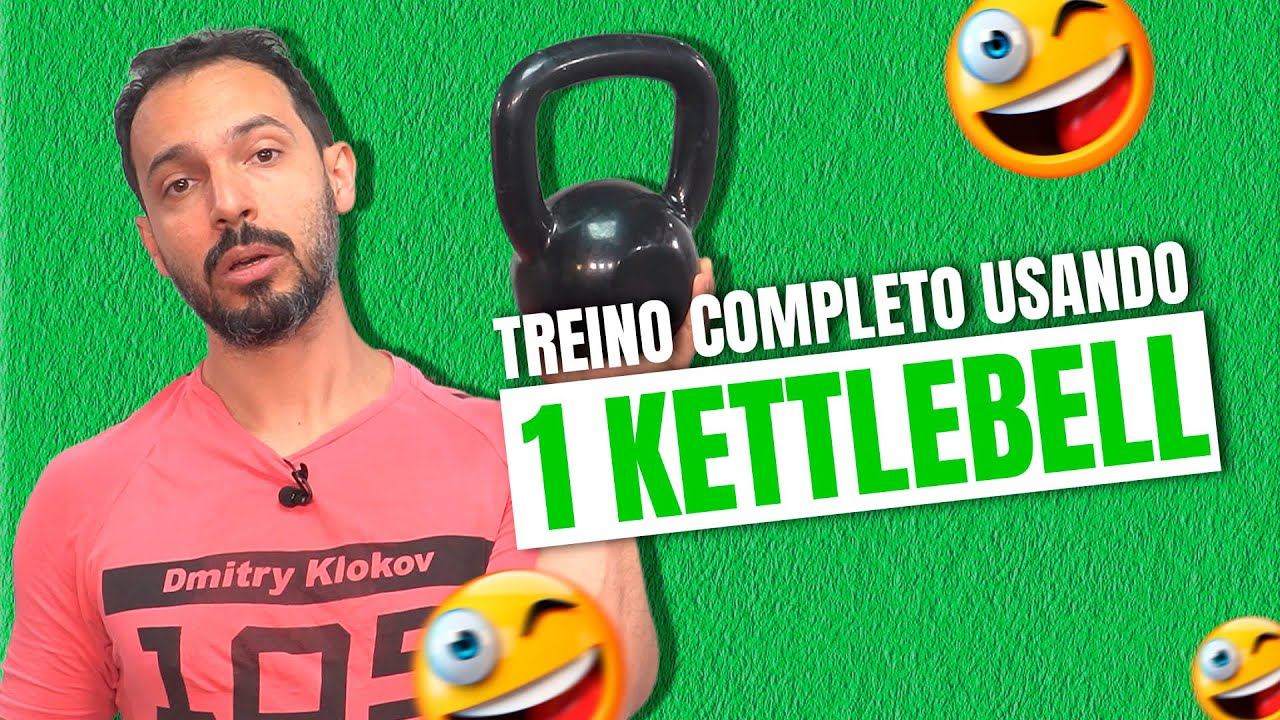 TREINO COMPLETO USANDO APENAS 1 KETTLEBELL
