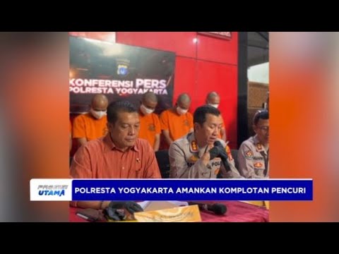 POLRESTA YOGYAKARTA AMANKAN KOMPLOTAN PENCURI