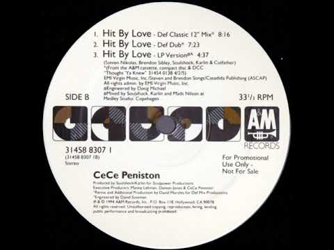 CeCe Peniston – Hit By Love - (Def Classic 12" Mix)
