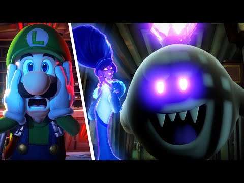 Luigi's Mansion 3 - Part 1: Intro, B1 Basement & F1 Grand Lobby - No Damage 100% Walkthrough