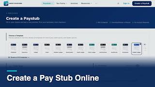 How to Create a Professional Pay Stub Online (Full Walkthrough)