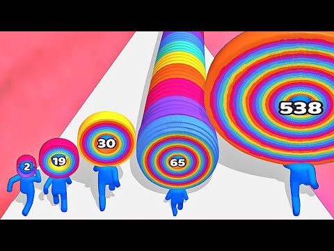 LAYER MAN 3D | ASMR Gameplay iOS, Android Walkthrough Pro Game Mobile (Level Up Big Head Man)