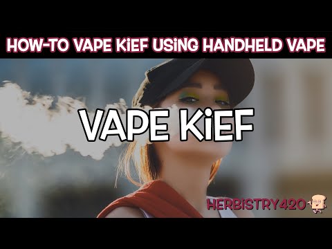 How to Vape Kief with Handheld Vaporizer: 5 Easy Steps