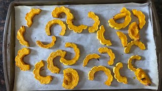 Oven Roasted Delicata Squash