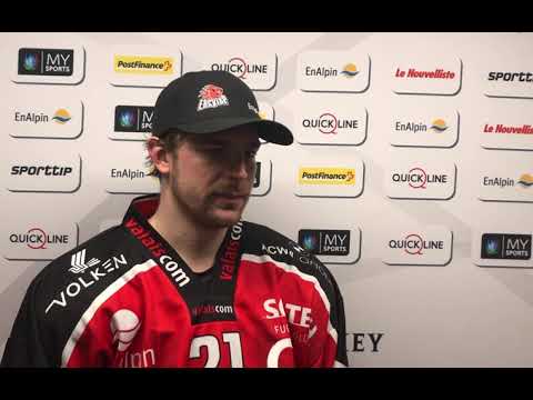 Interview mit Raphael Kuonen zum Spiel EHC Visp - GCK Lions (5:2)
