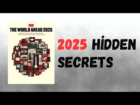 Shocking facts hidden on the cover of Economist 2025 magazine