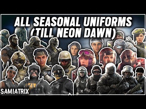 All Seasonal Uniforms (Till Neon Dawn) - Rainbow Six Siege