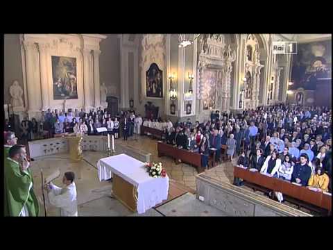 Casarano - Holy Mass broadcast live on Rai from the Church of Maria Santissima Annunziata.
