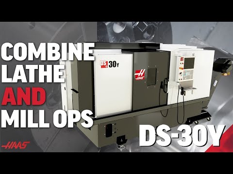 Haas DS-30Y Reboot - Combine Your Lathe & Mill Operations! Haas Automation