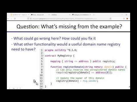 DeFi Lecture 3: Introduction to Smart Contracts