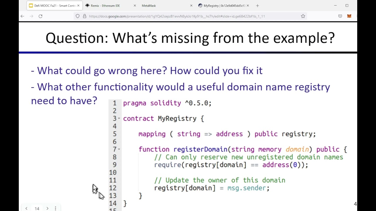 DeFi Lecture 3: Introduction to Smart Contracts