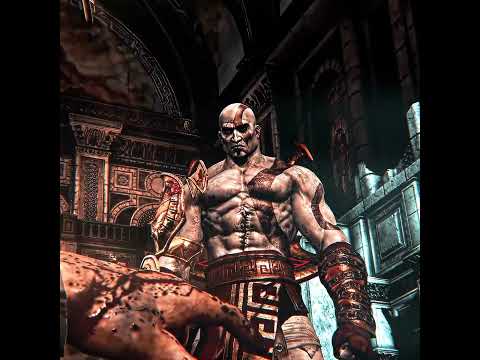 Kratos vs Hermes 🤯 [4K]  | God Of War 3 #shorts