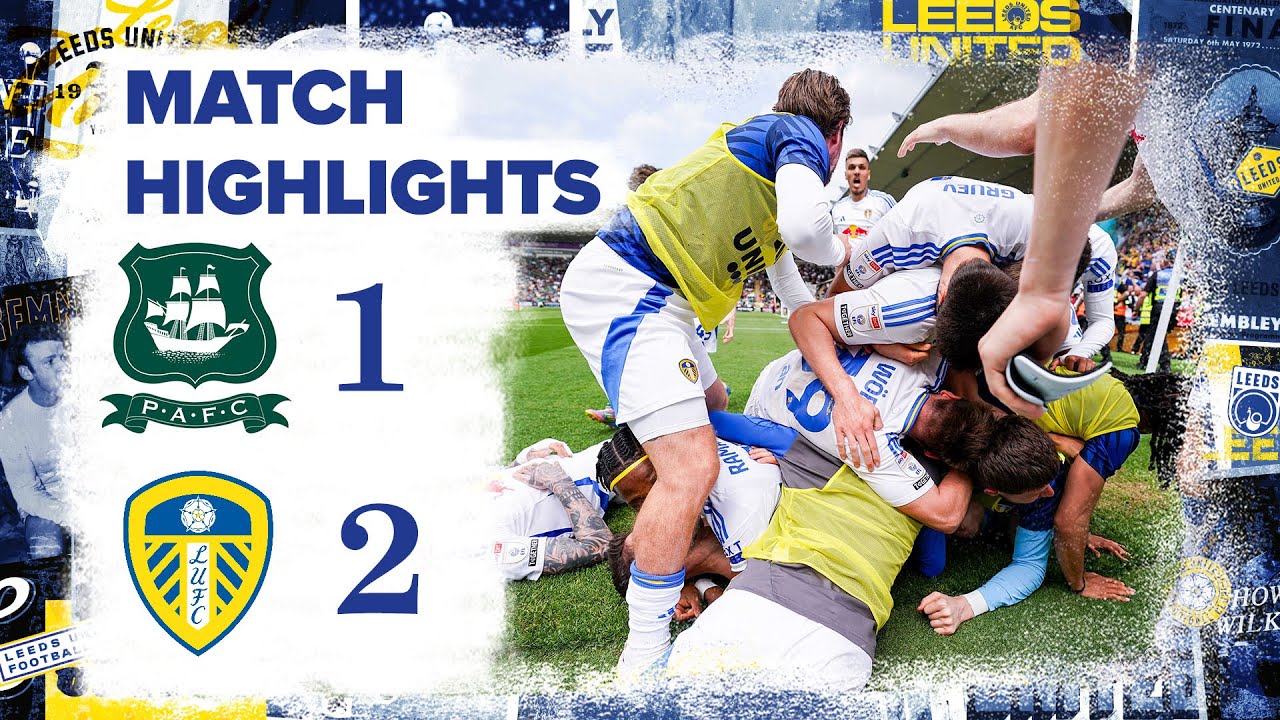 CHAMPIONS! Plymouth Argyle 1-2 Leeds United | Manor Solomon scores dramatic late winner!