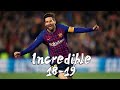 Messi's Incredible 2018-19 season!