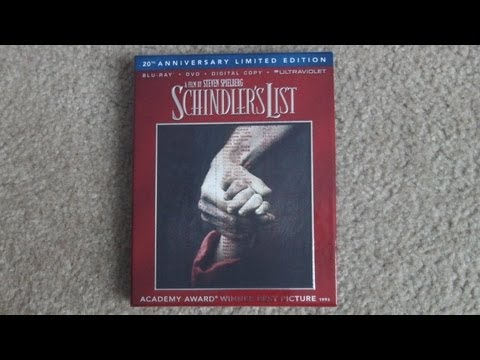 Schindler's List 20th Anniversary Limited Edition Blu-Ray Unboxing!