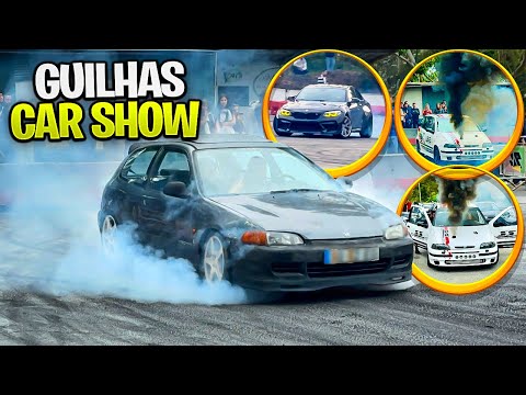 Guilhas Car Show Muita adrenalina Drift, Aço e Lume na Pista de Guilhabreu