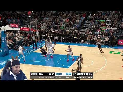 FlightReacts To SPURS at THUNDER | FULL GAME HIGHLIGHTS | December 25, 2025!