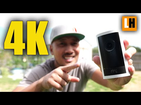 Ring Outdoor Cam Pro, Plug-In (Newest Model), Black with Battery Doorbell, Venetian Bronze video review thumbnail