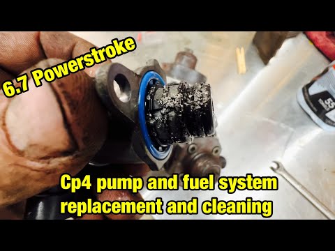 6.7 Powerstroke cp4 fuel system replacement
