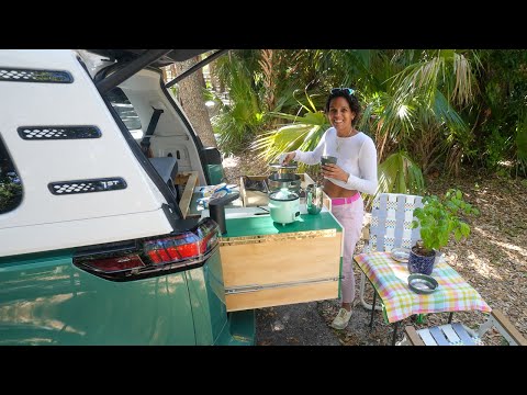 Minivan Camping Setup: Kitchen, Bedroom & Storage | VW ID Buzz