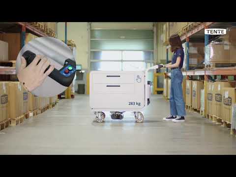 Experience the power of E-Drive optima, TENTE motorised castor