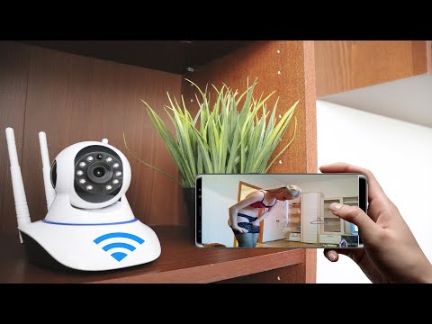 САМАЯ ДЕШЕВАЯ И КЛАССНАЯ ПОВОРОТНАЯ WIFI КАМЕРА С Алиэкспресс