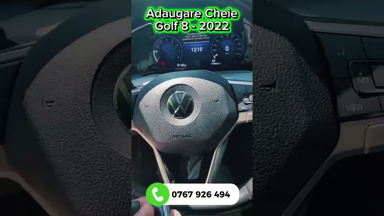 Cheie Duplicată VW Golf 8 2022 Piatra Neamț — Programare Cip MQB49